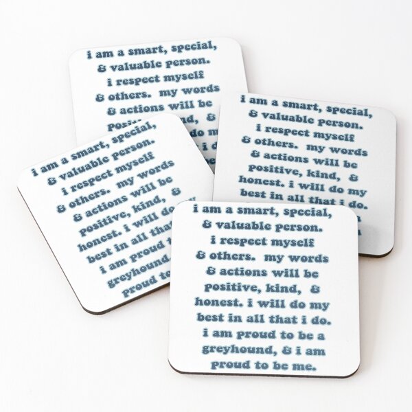 Item preview, greyhound pledge designed and sold by sarachi.