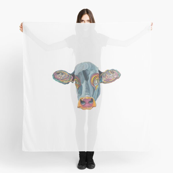 Cute Cow - Don't eat me ... by Giselle Scarf