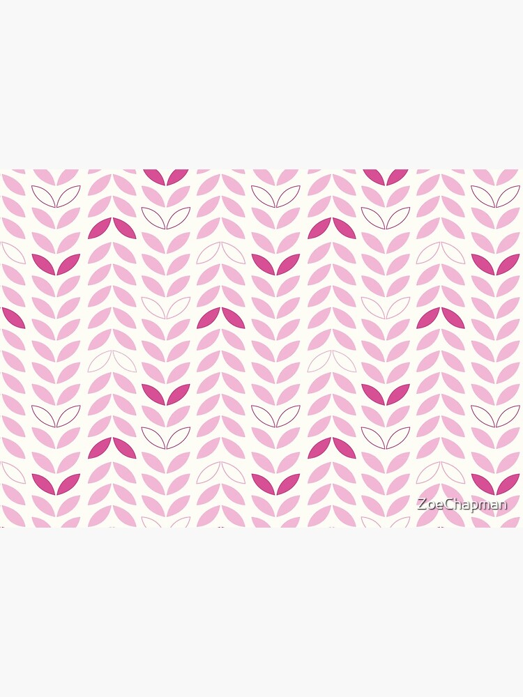 Pink Leaf Petal Modern by ZoeChapman
