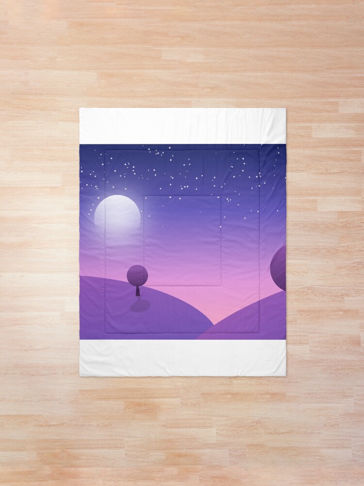 Alternate view of Trees under Moon Comforter