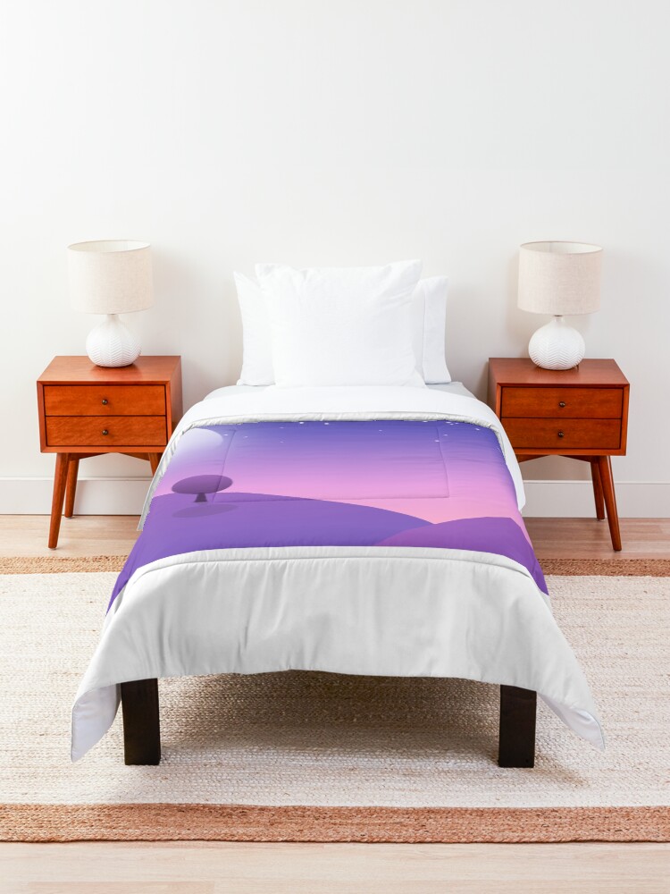Alternate view of Trees under Moon Comforter