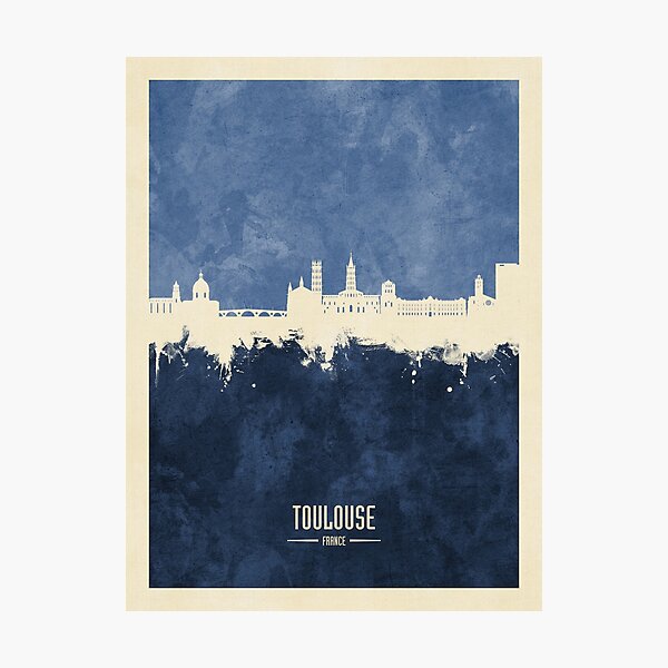 Artikel-Vorschau von Toulouse France Skyline, designt und verkauft von ArtPrints.
