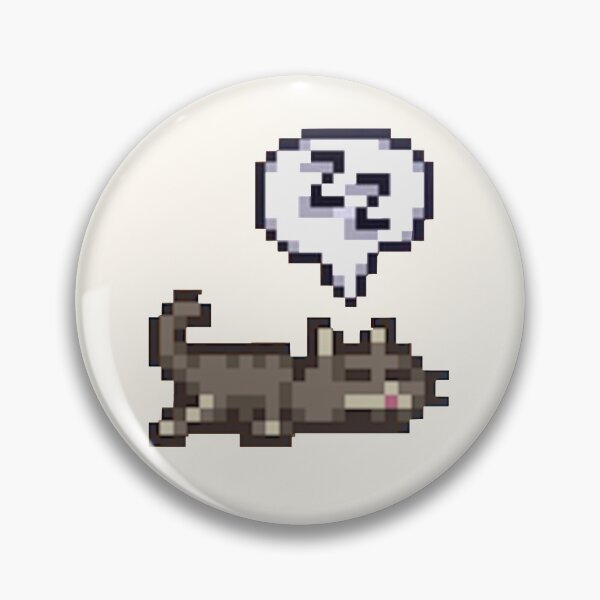 Item preview, Stardew Valley Sleeping Cat Sploot designed and sold by r9440.