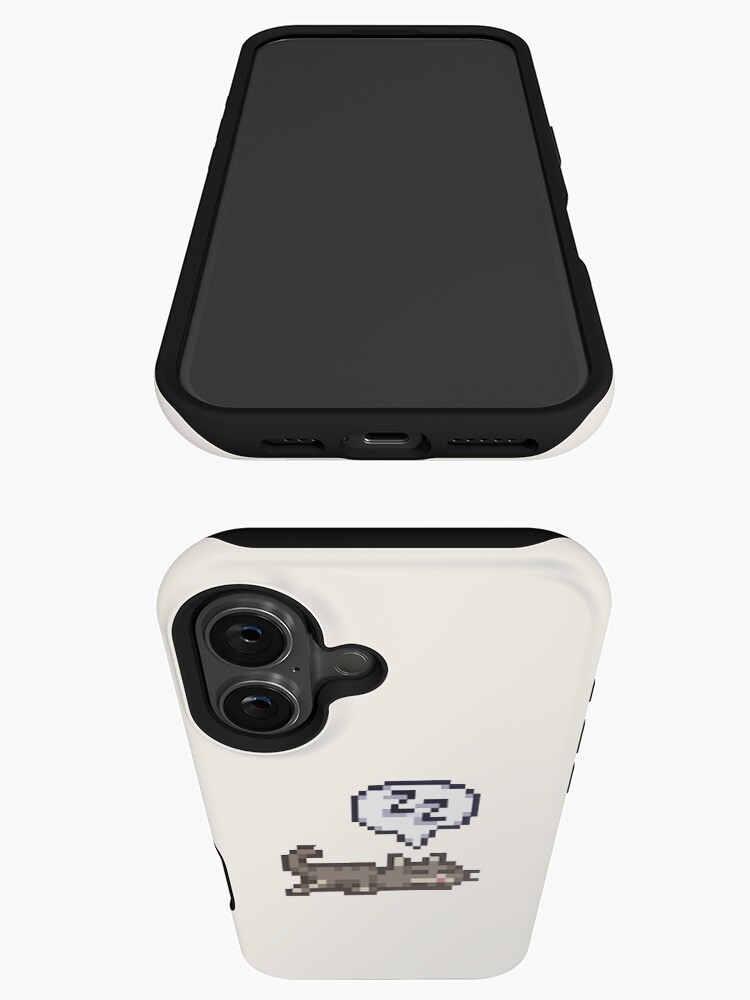 Thumbnail 3 of 4, iPhone Case, Stardew Valley Sleeping Cat Sploot designed and sold by r9440.