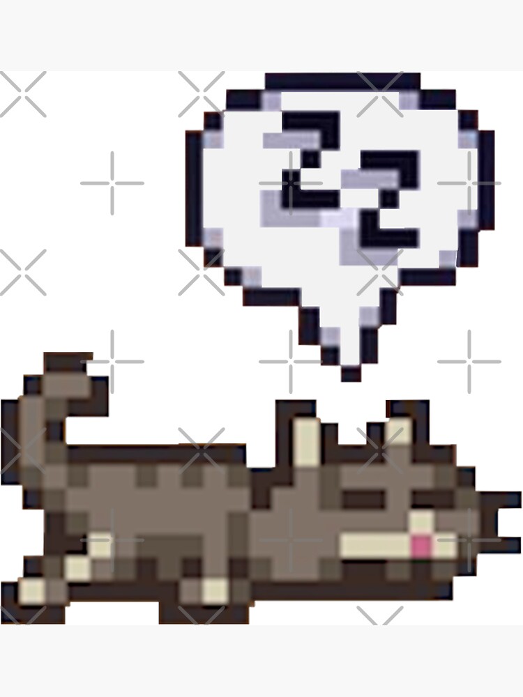 Aperçu 3 sur 3. Magnet avec l'œuvre Splot de chat endormi de Stardew Valley créée et vendue par r9440.