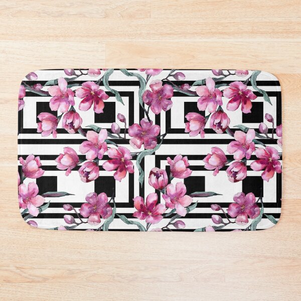 Item preview, Pink watercolor flowers designed and sold by stylebytara.