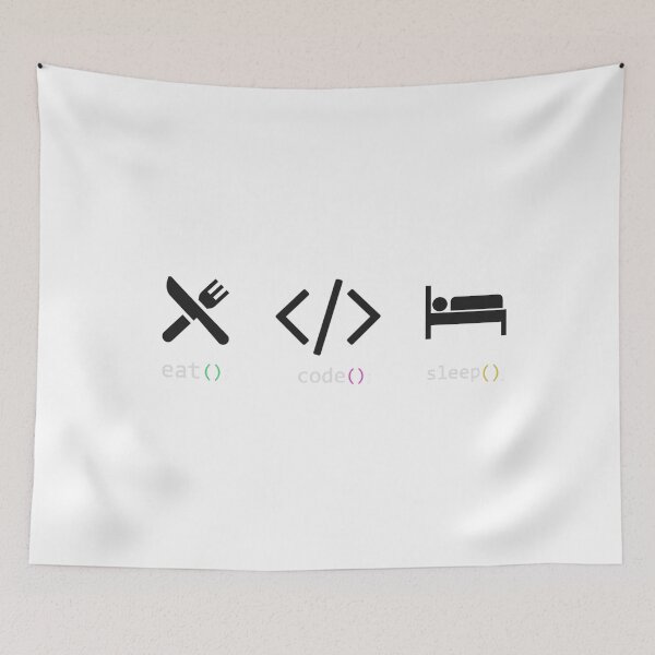 Item preview, Eat Code Sleep -  programmer life! designed and sold by Marwative ..