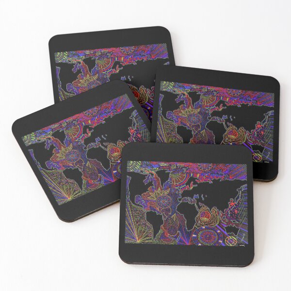 Item preview, Mandala map designed and sold by butterfly_galaxies.