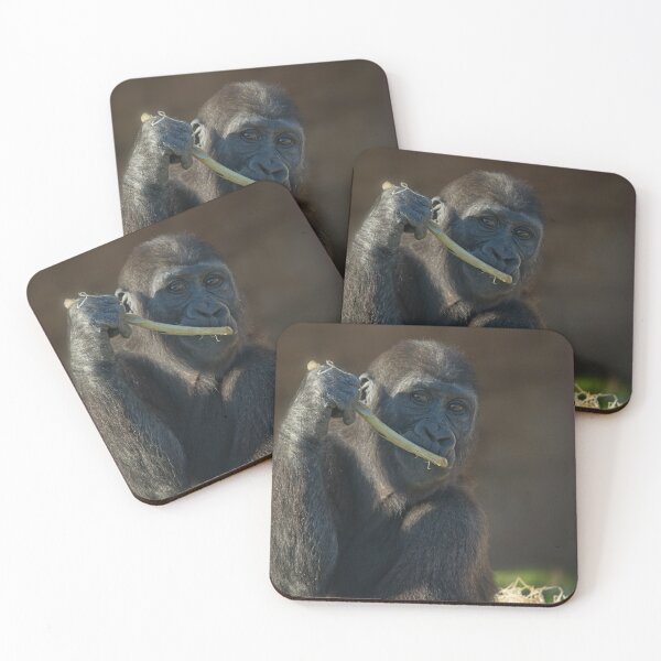 Item preview, Beautiful Baby Gorilla Shufai designed and sold by rawshutterbug.