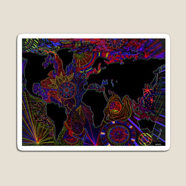 Item preview, Mandala map designed and sold by butterfly_galaxies.