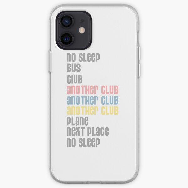 Pas de sommeil, bus, club, un autre club Coque souple iPhone