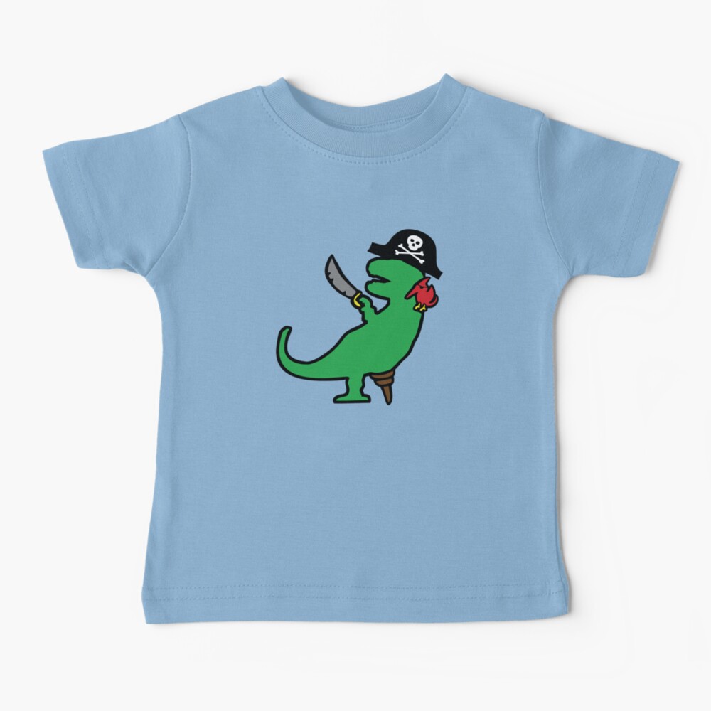 Pirate Dinosaur - T-Rex" Baby T-Shirt for Sale by jezkemp Redbubble