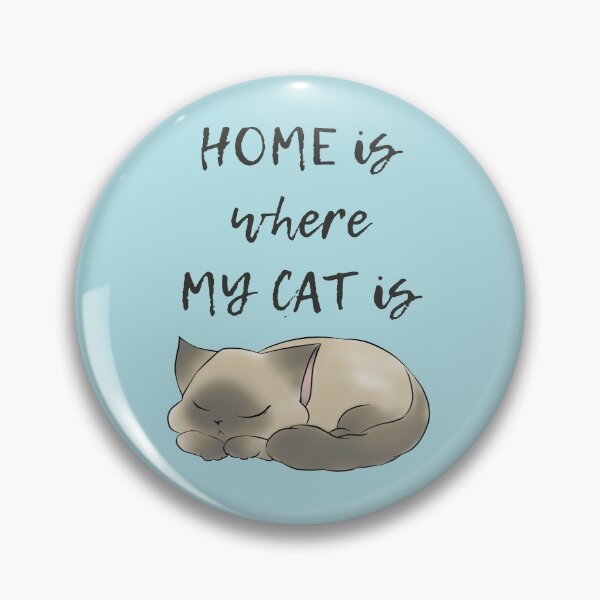 Item preview, Home is where my cat is - sleepy cat designed and sold by Denise, Denisn't.