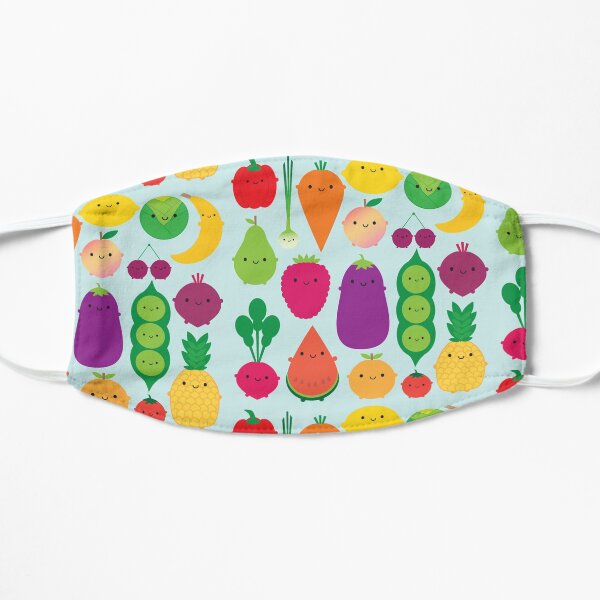 5 A Day Fruit & Vegetables Flat Mask