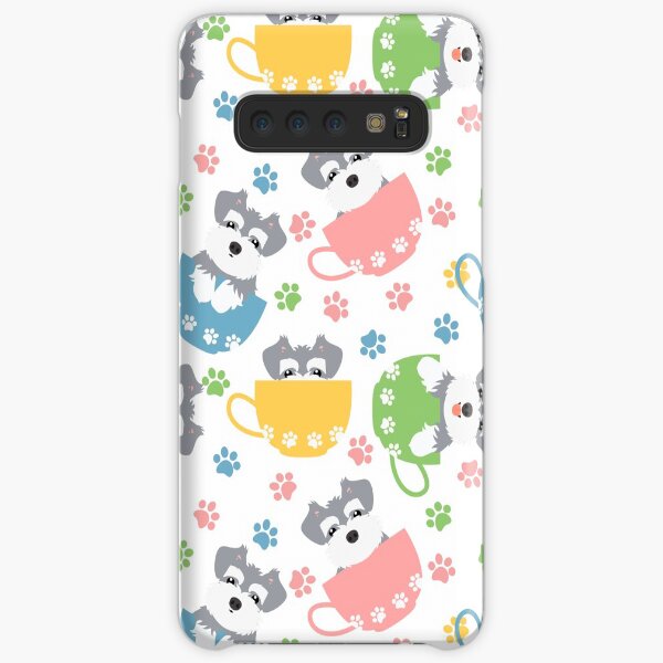 Cute Teacup Miniature Schnauzer Puppies Samsung Galaxy Snap Case