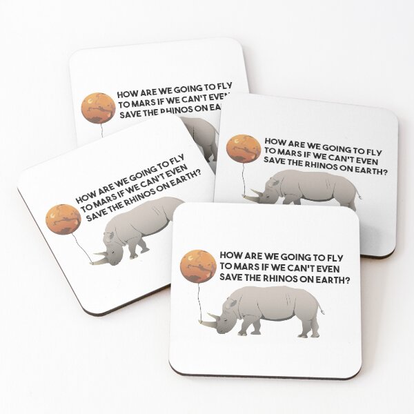 Item preview, Save the Rhinos designed and sold by NorseTech.