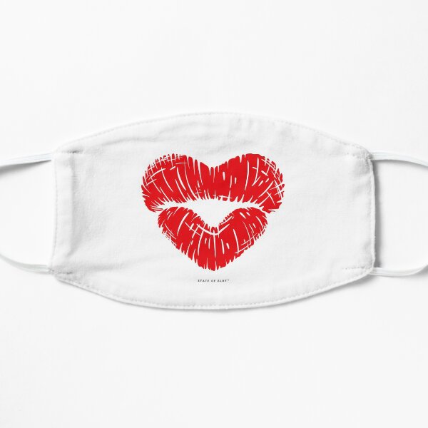 State Of Slay™ - Heart Lips Flat Mask