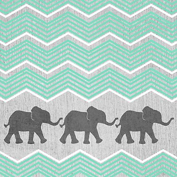 Aperçu de l'œuvre Trois éléphants de Tangerine-Tane