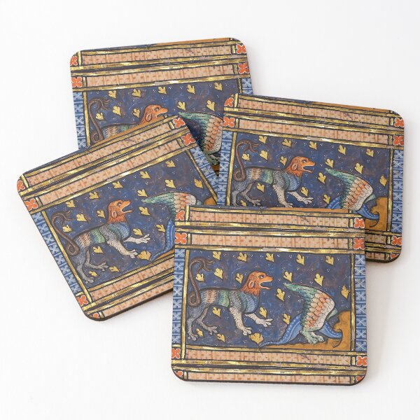 Item preview, THE LION AND DRAGON Medieval Bestiary designed and sold by BulganLumini.