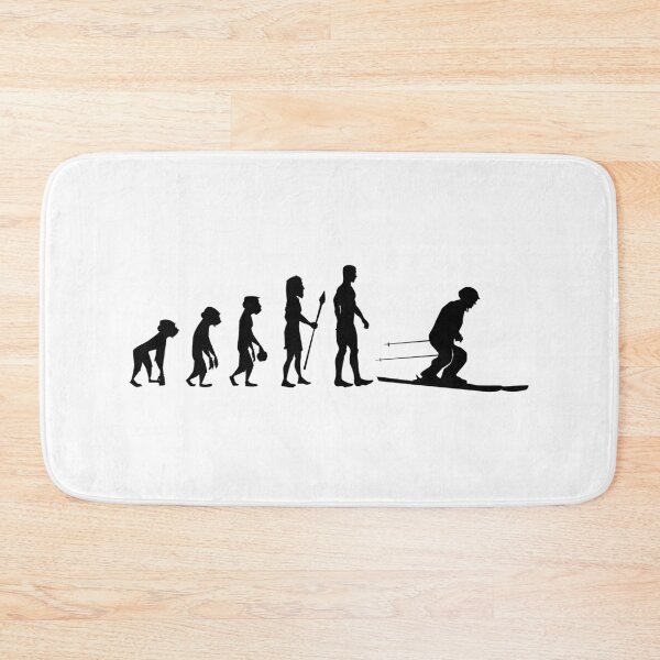 Item preview, Skiing Shirt funny retro evolution of humans novelty graphic winter Sports Gifts for him designed and sold by Orange Pieces.