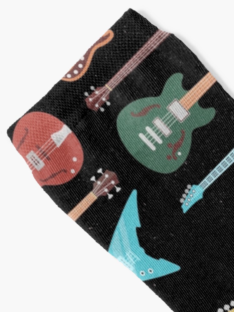 Alternate view of Retro bass guitar Socks