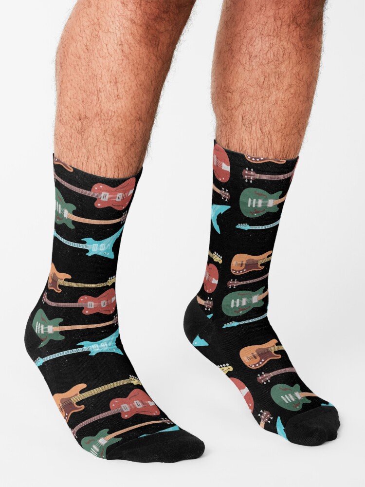 Alternate view of Retro bass guitar Socks