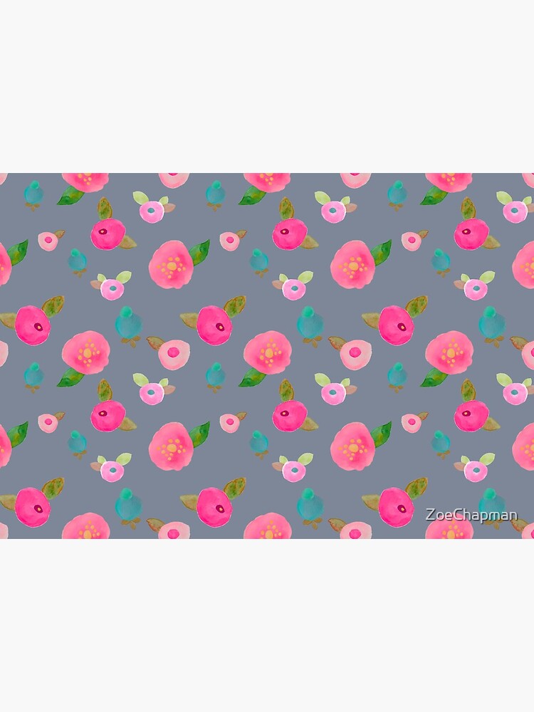 Vibrant Floral Gouache by ZoeChapman