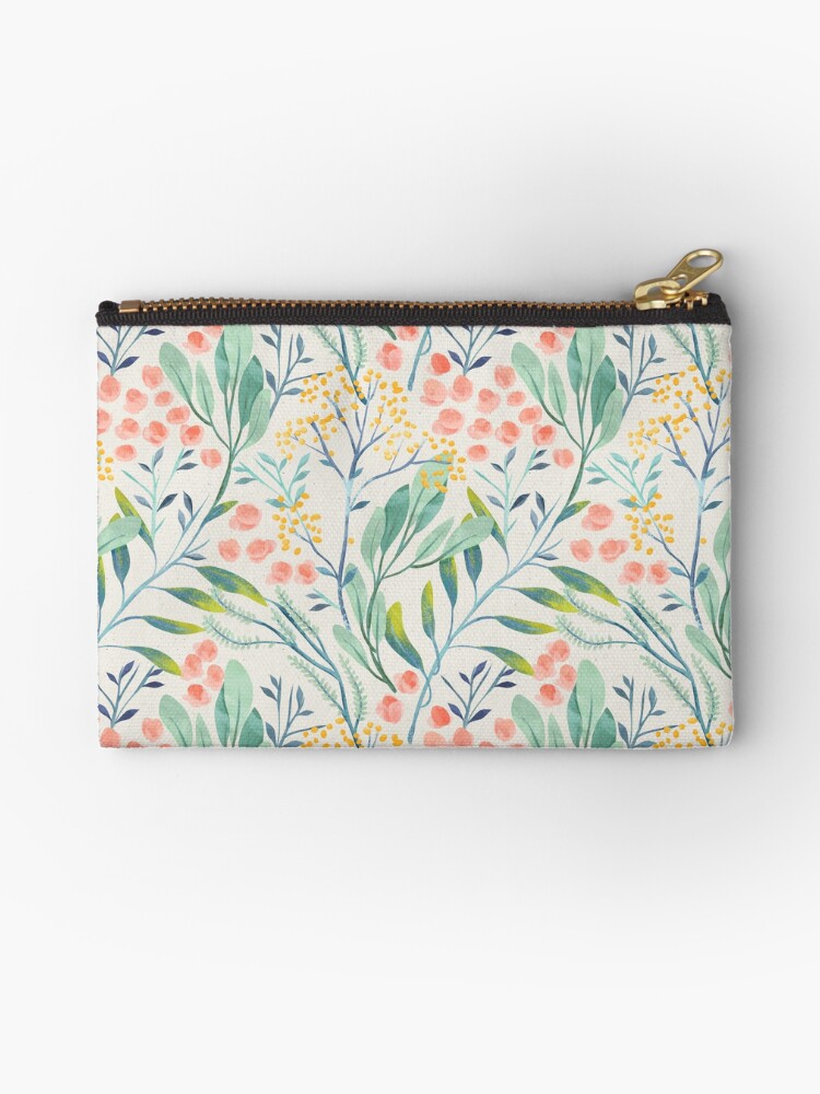 Thumbnail 1 of 4, Zipper Pouch, Botanical Garden designed and sold by irtsya.