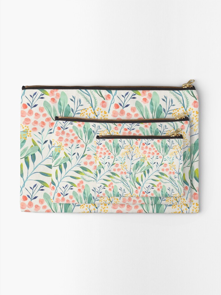 Alternate view of Botanical Garden Zipper Pouch