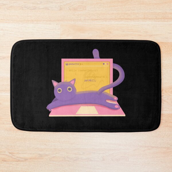 Item preview, Cat lays on keyboard - programmer life designed and sold by Marwative ..