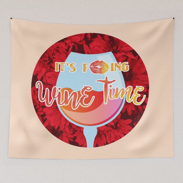 Item preview, F*cking Wine Time (Censored Print) designed and sold by Thoughtscrawl.