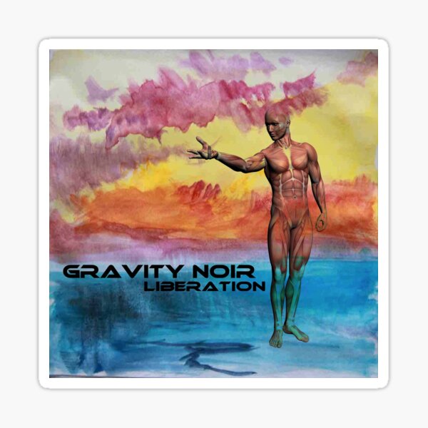 Gravity Noir Liberation by Andrew Williams Sticker