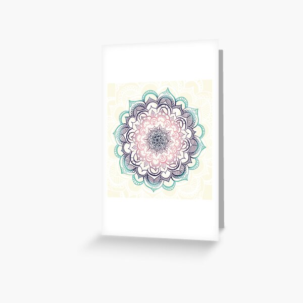 Mermaid Medallion Greeting Card