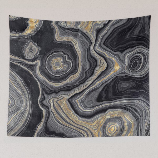 Item preview, Gold Veined Agate Stone designed and sold by stylebytara.