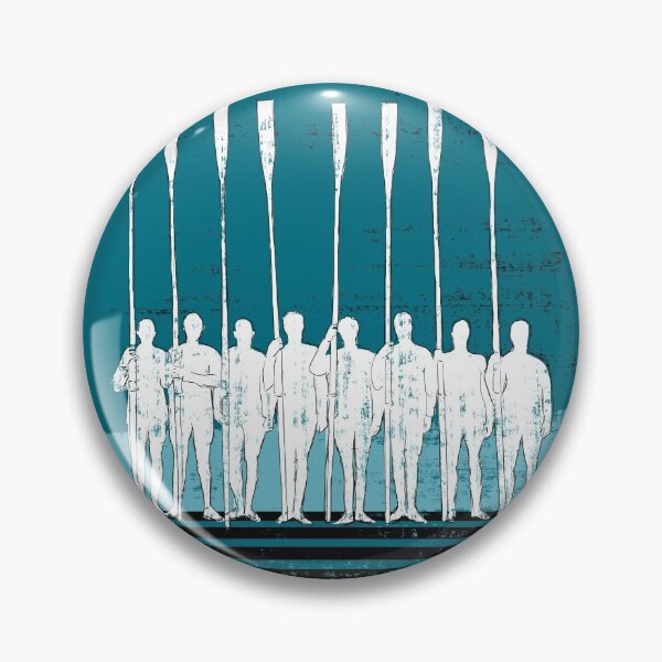 Item preview, Rowing Crew in White and Blue designed and sold by Tam-Ara.