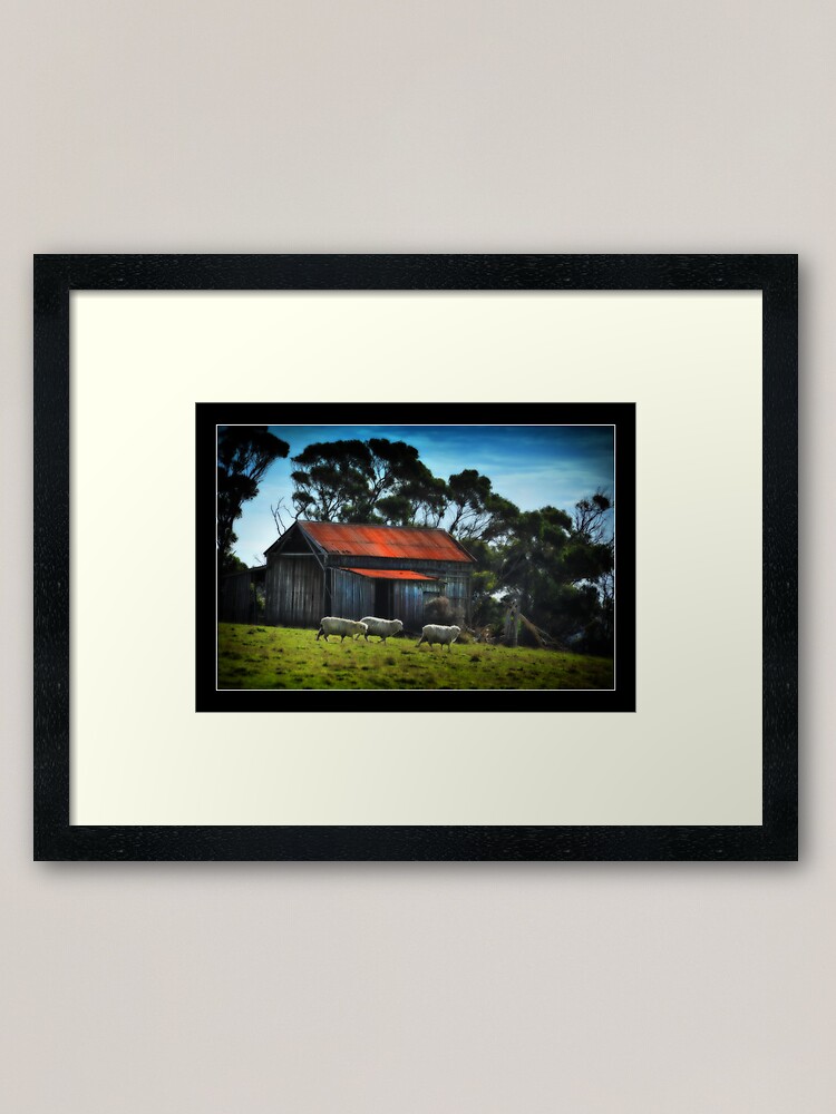 Alternate view of The Old Shed Framed Art Print