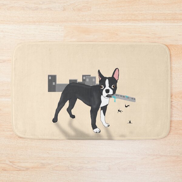 Item preview, Attack of the Colossal Boston Terrier!!! designed and sold by Pretty In Ink.
