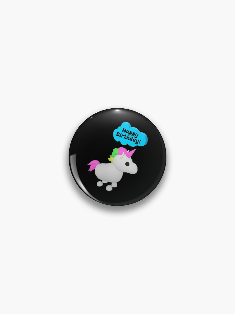 Happy Birthday Roblox Adopt Me Unicorn Pin By T Shirt Designs - unicorn roblox background adopt me