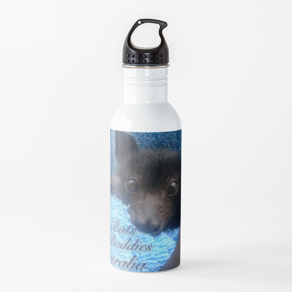 Baby Bats and Buddies of Australia . Water Bottle