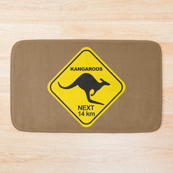 Item preview, Kangaroo Crossing Sign designed and sold by digitalknight.