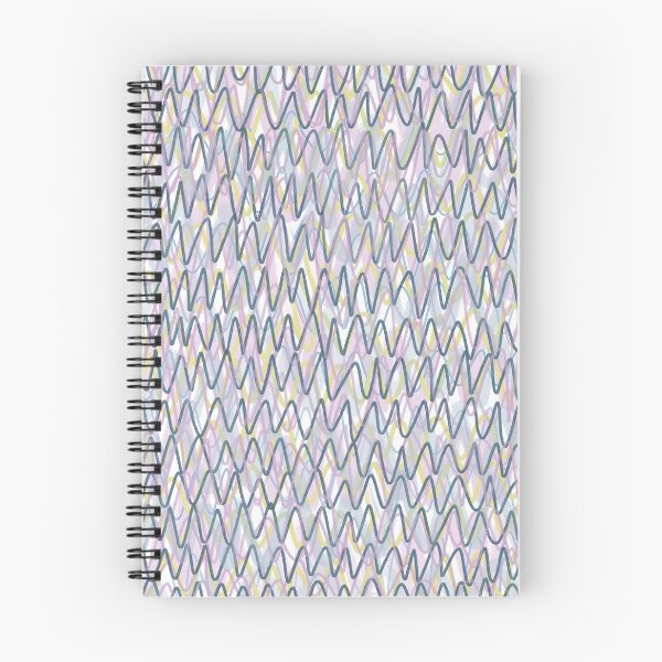 Item preview, Scribble ZigZag Pattern in soft greys. designed and sold by DeStract.