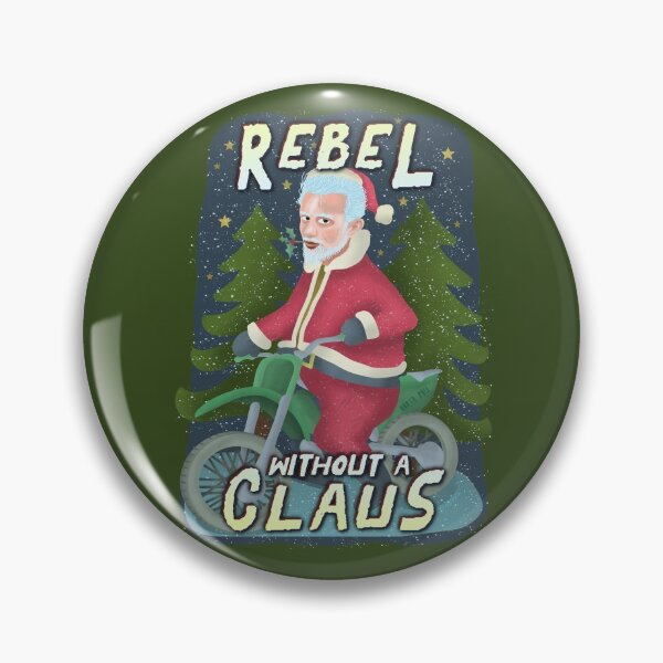 Item preview, Funny Ugly Christmas Sweater Santa Claus Motorcycle Rebel designed and sold by emkayhess.