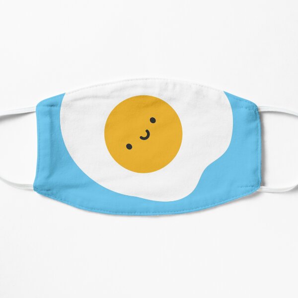 Kawaii Fried Egg Flat Mask
