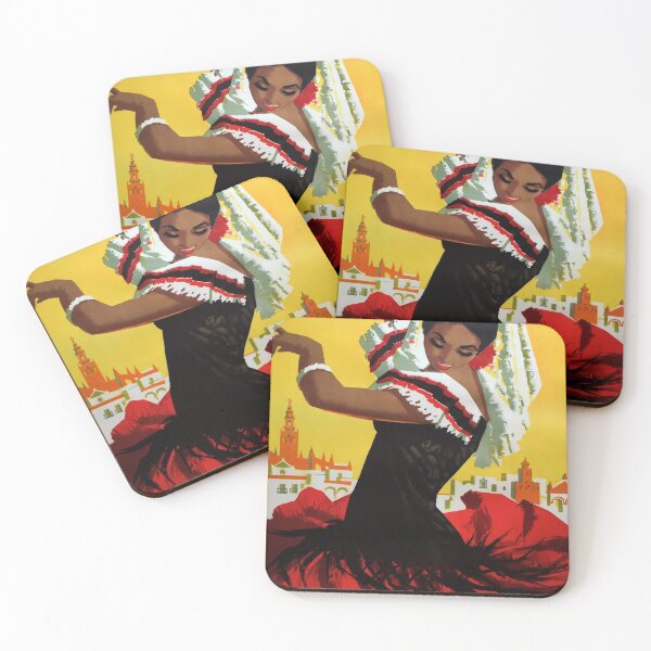 Item preview, Feria de Sevilla 1959 vintage travel poster designed and sold by stickart-marek.
