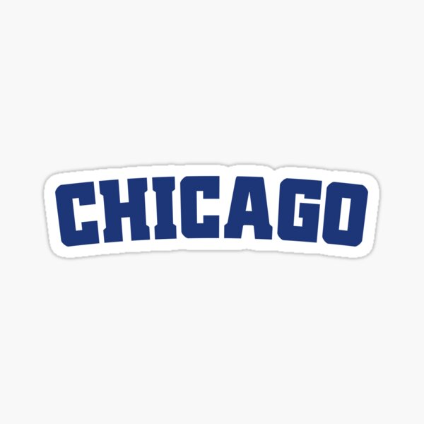 "Chicago City " Sticker for Sale by HouseofBalloon Redbubble