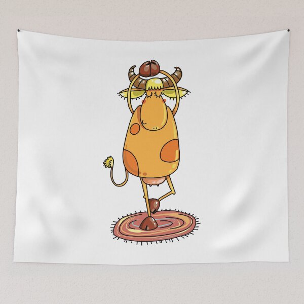 Item preview, Funny Yoga Cow designed and sold by AnastasiaDesign.
