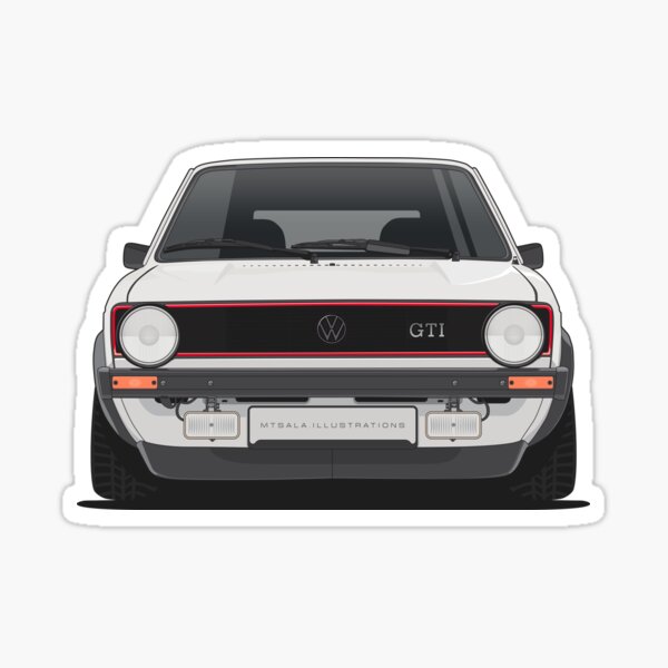 Golf Mk1 Vw Stickers | Redbubble