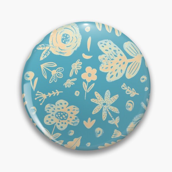 Item preview, Hand Drawn Flower Pattern designed and sold by jbeautydesign.
