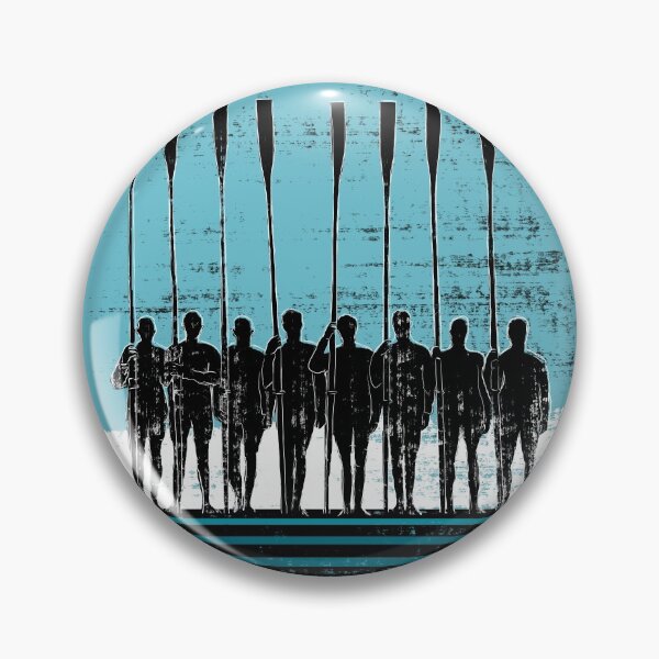 Item preview, Rowing Crew in Black and Blue designed and sold by Tam-Ara.