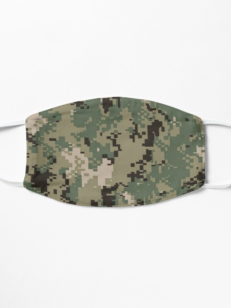 Green Camo Military Army Navy Helmet Face Mask